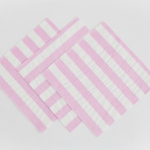 Stripes Pink Napkins